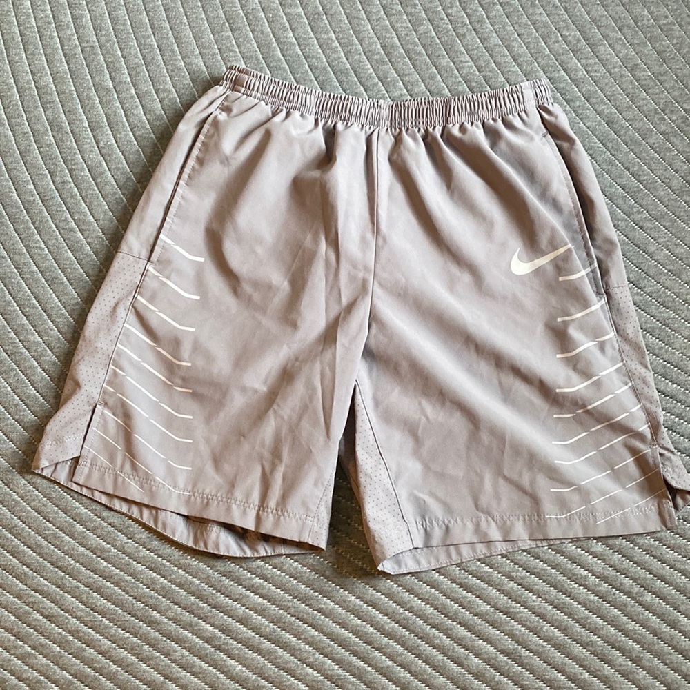 Nike running shorts - Lined - Gray - Dry Fit